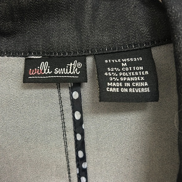 Classy Willie Smith, cotton blend blazer business casual size M ￼ - Picture 2 of 4